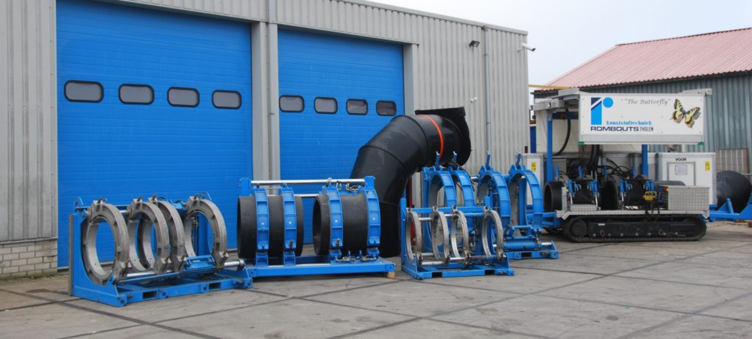 Large diameter welding equipment